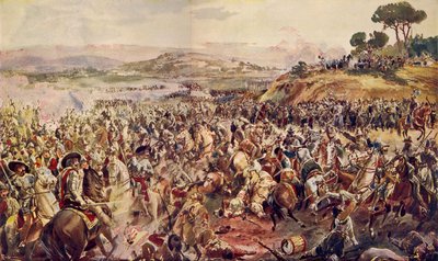 Battle of Montes Claros by Roque Gameiro